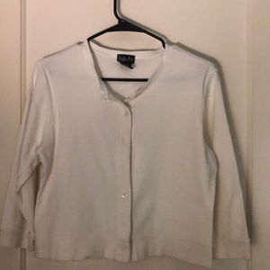 RAFAELLA COTTON CARDIGAN Sz MED